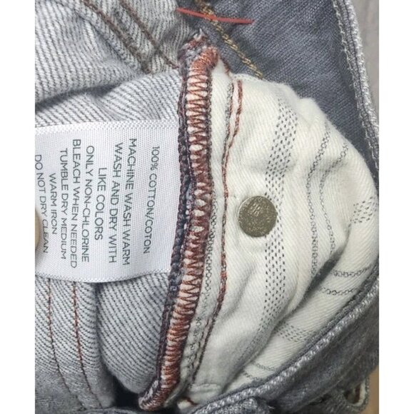 Banana Republic Jeans Mens 31x32 Gray Traveler Slim Fit 5 Pocket Zip Fly (HL9) - Picture 10 of 10